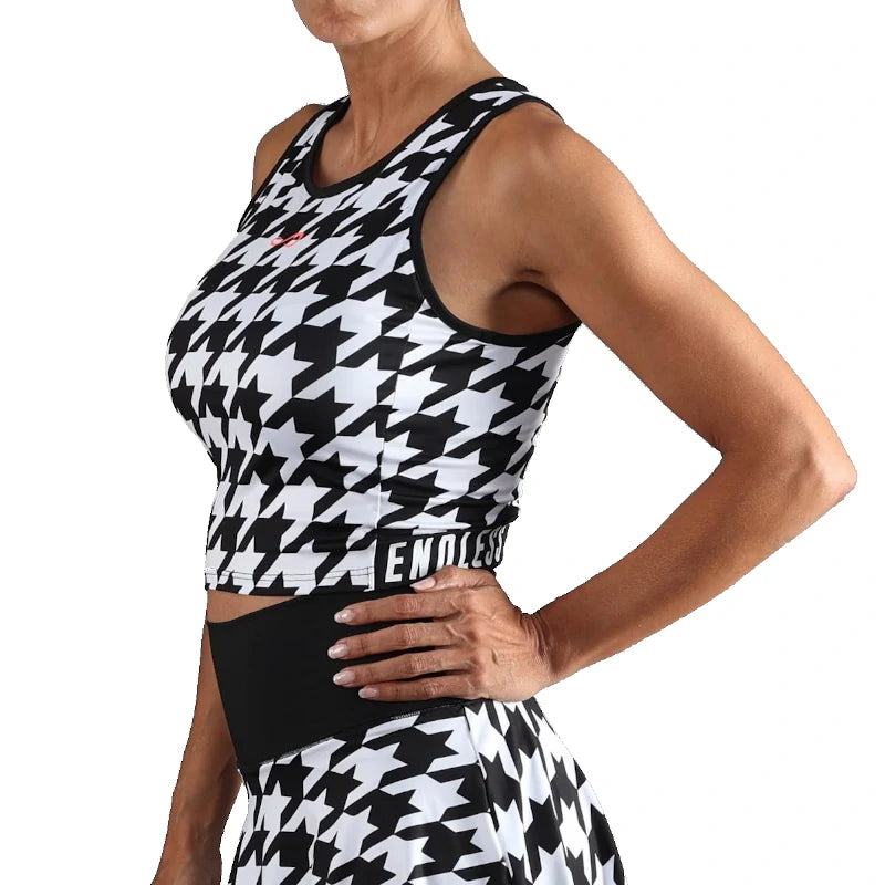 Camiseta Endless Chill Houndstooth Black