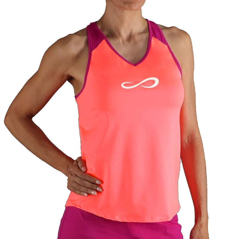 Camiseta Endless Speed V Bright Coral
