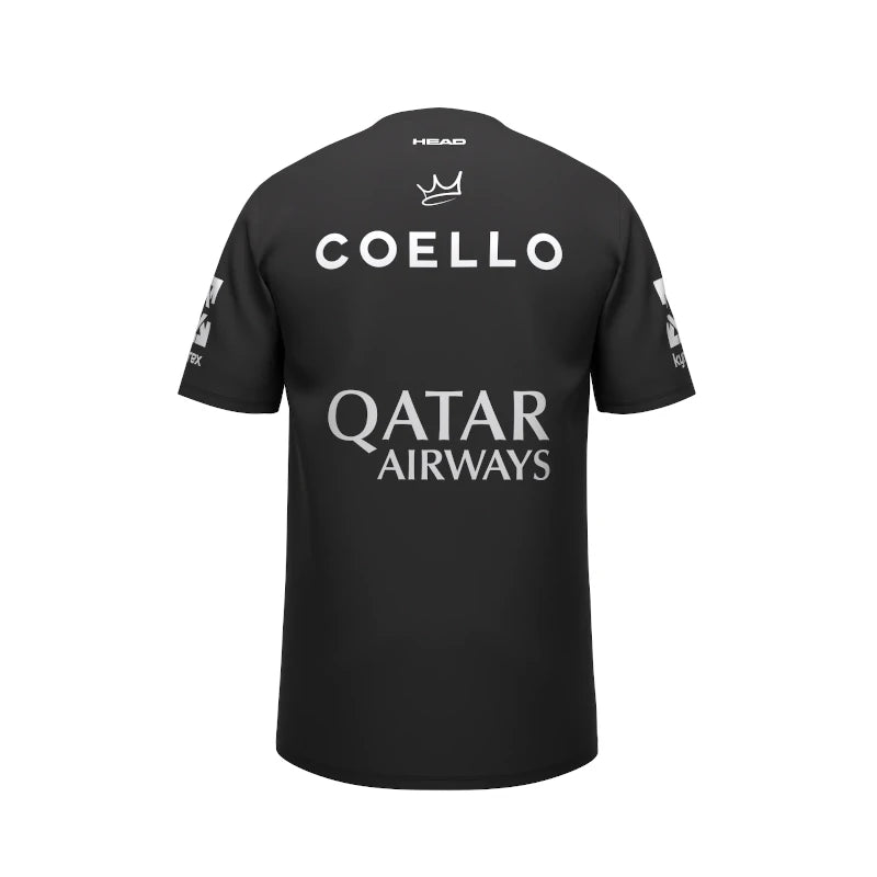 Camiseta Head Arturo Coello Sponsors Negra