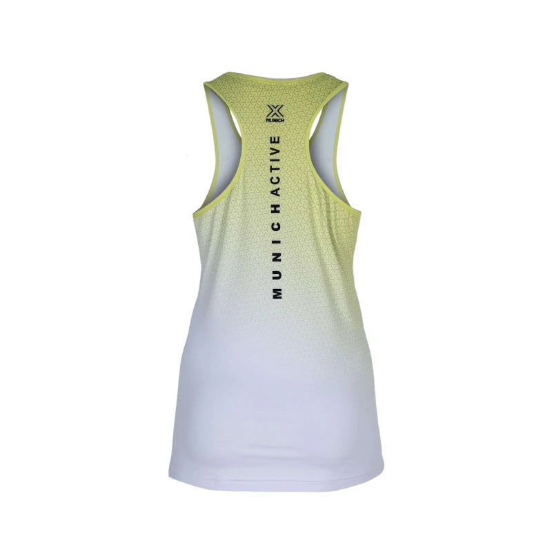 Camiseta Munich Mujer Top Tank Blanco/Lima