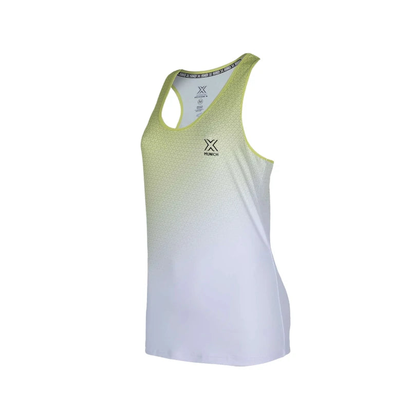 Camiseta Munich Mujer Top Tank Blanco/Lima
