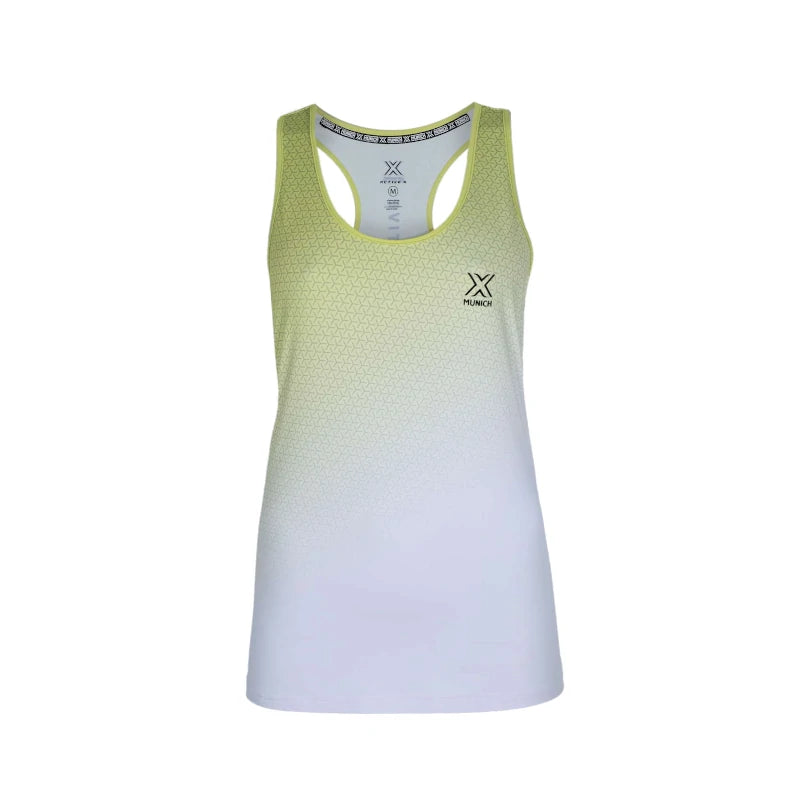 Camiseta Munich Mujer Top Tank Blanco/Lima