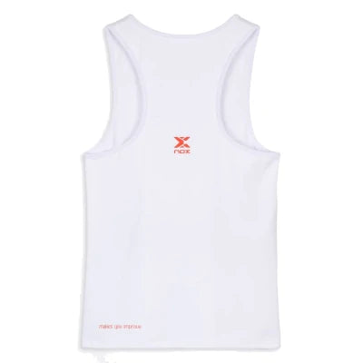 Camiseta Nox Tirantes Woman Team Fit Blanco
