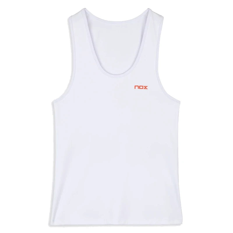 Camiseta Nox Tirantes Woman Team Fit Blanco