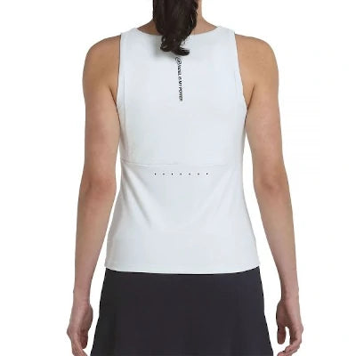 Camiseta Sin Mangas Bullpadel Porru Blanco