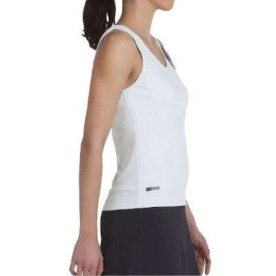 Camiseta Sin Mangas Bullpadel Porru Blanco