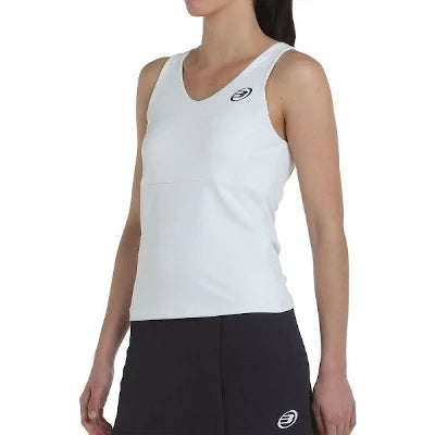 Camiseta Sin Mangas Bullpadel Porru Blanco