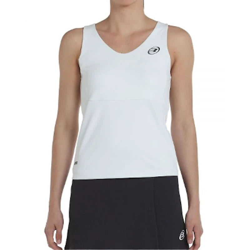 Camiseta Sin Mangas Bullpadel Porru Blanco
