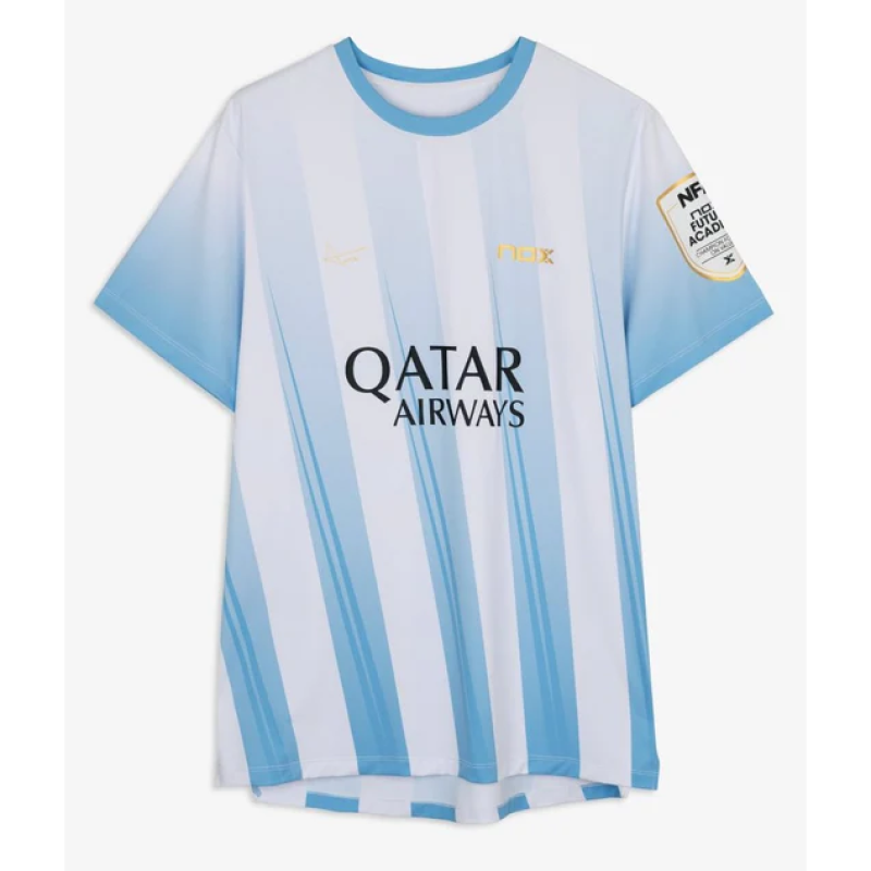 Camiseta Nox Sponsors AT10 Azul Claro de Agustín Tapia