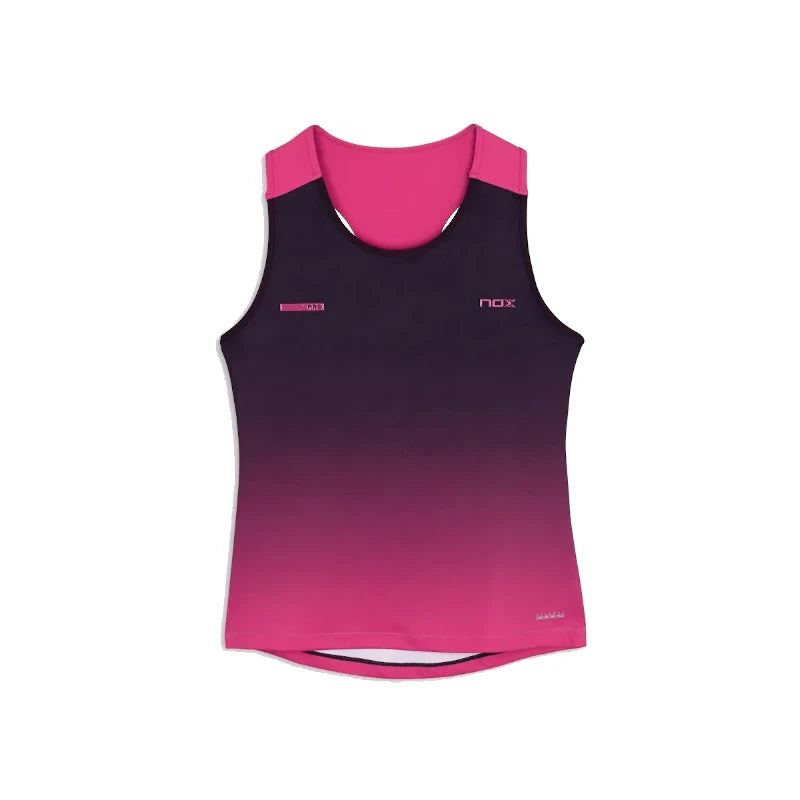 Camiseta Tirantes Mujer Nox Pro Blackberry Rose Degraded