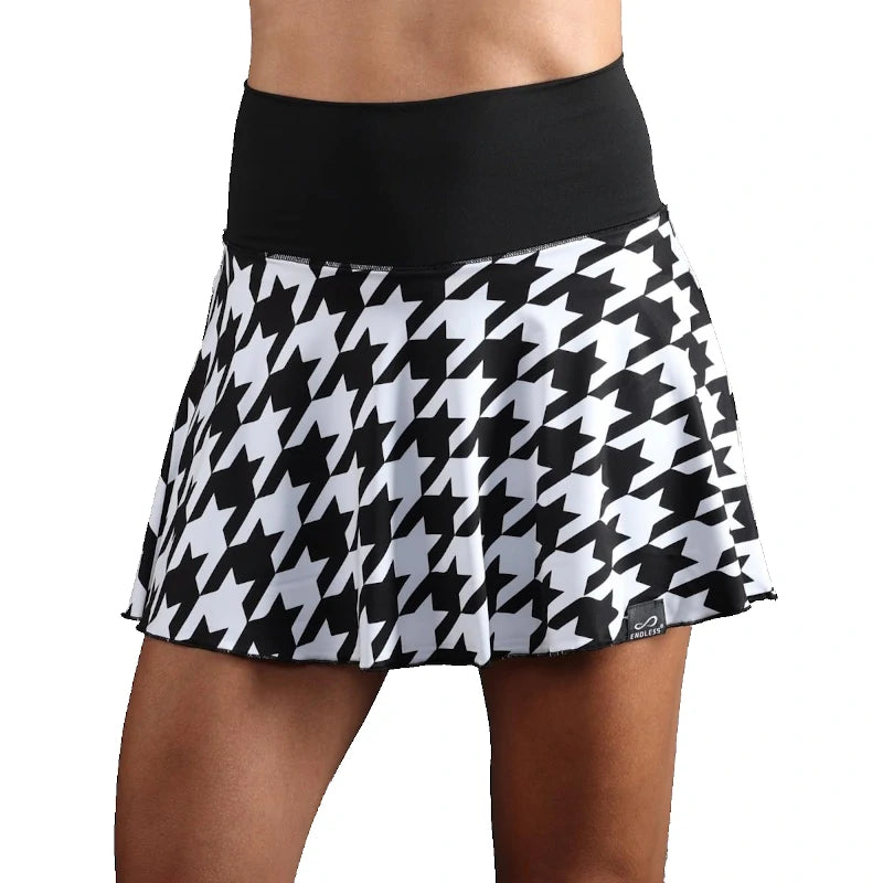 Falda Endless Lux II Houndstooth Black