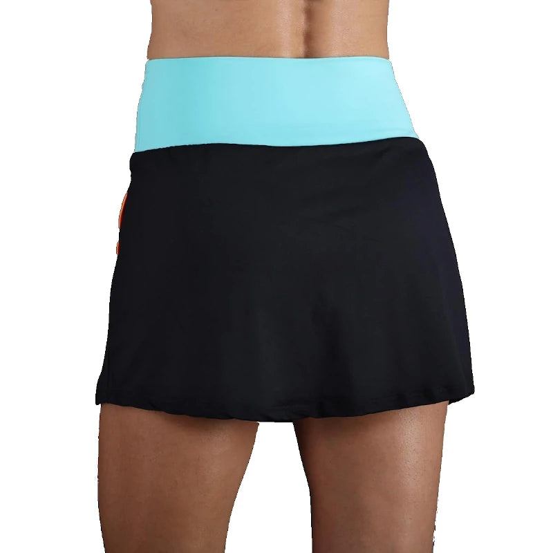 Falda Endless Zephyr Black/Aqua