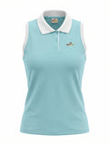 Polo Sin Mangas EsPadel Azul/Blanco