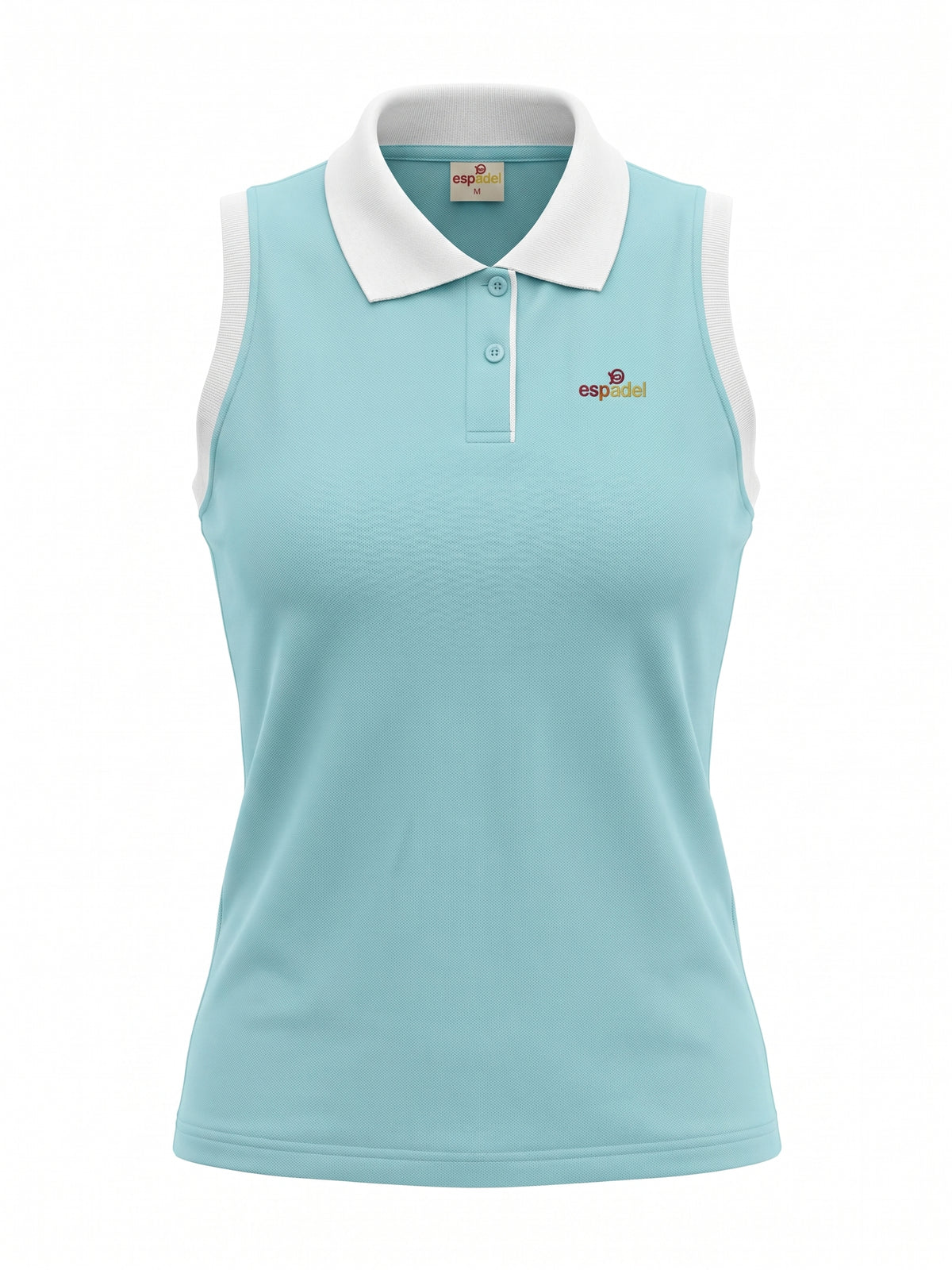Polo Sin Mangas EsPadel Azul/Blanco