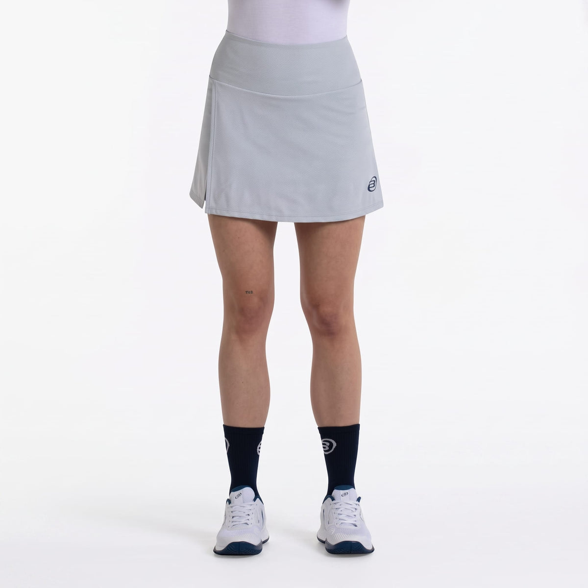 Falda Bullpadel Padina Gris Claro 2026