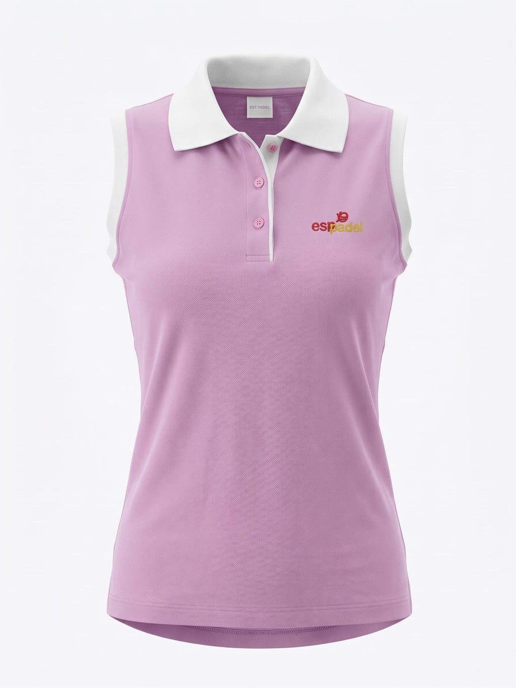 Polo Sin Mangas EsPadel Lila/Blanco