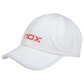 Gorra Nox Blanca Logo Rojo