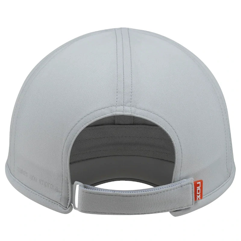 Gorra Nox Gris Logo Negro