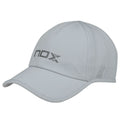 Gorra Nox Gris Logo Negro