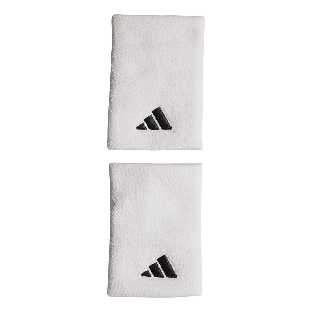 Muñequera Adidas Tennis Wb L Blanco Logo Negro