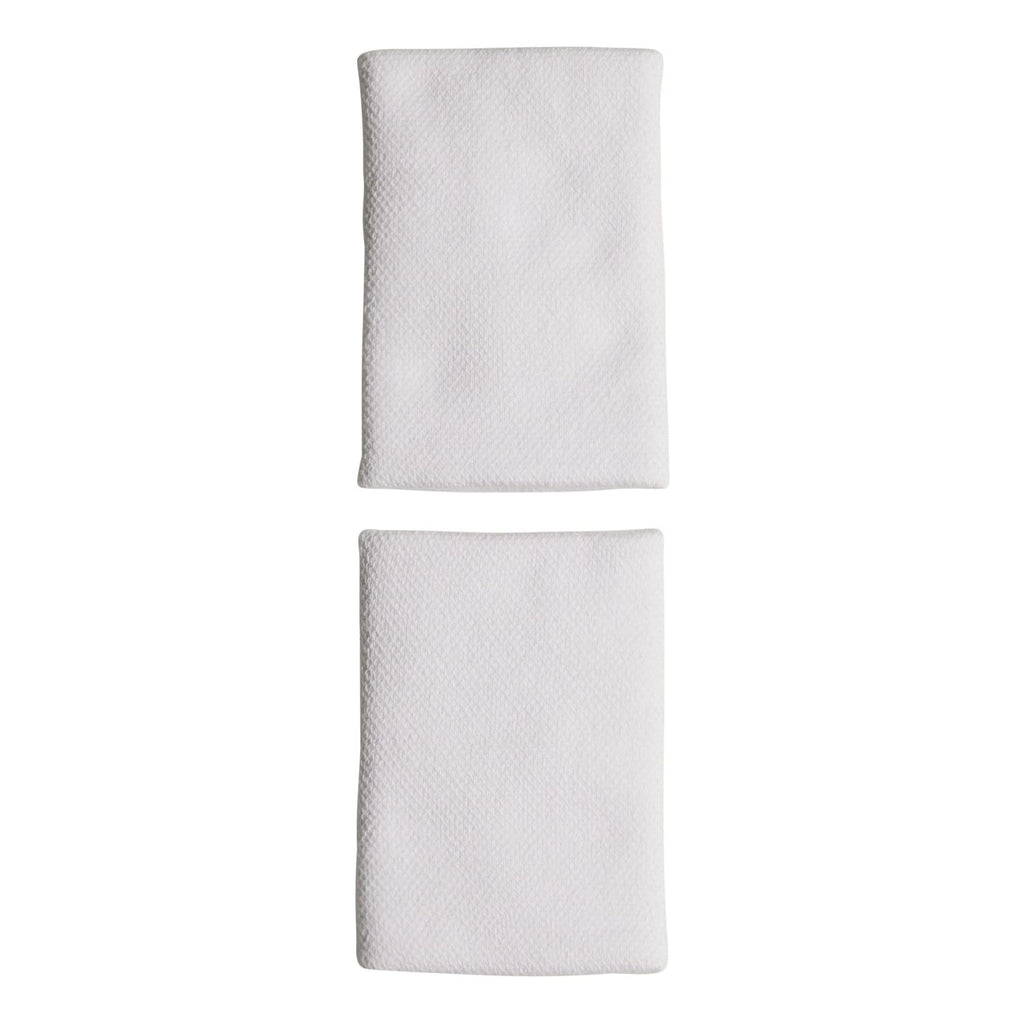 Muñequera Adidas Tennis Wb L Blanco Logo Negro