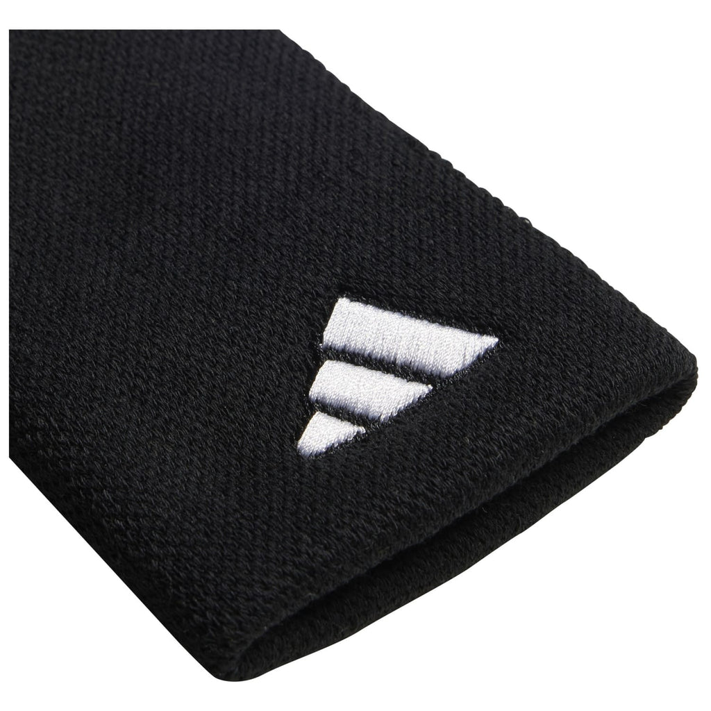 Muñequera Adidas Tennis Wb L Negro Logo Blanco