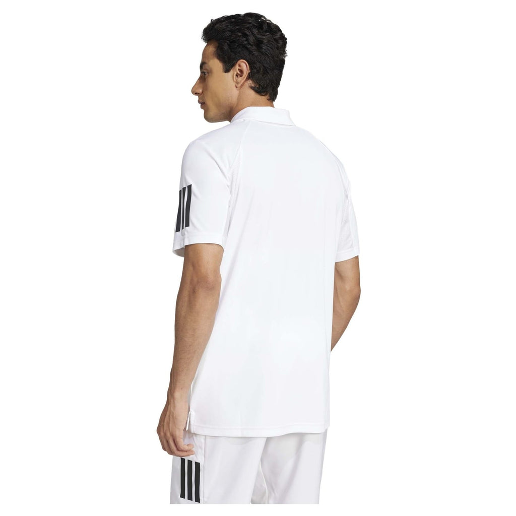Polo Adidas Club 3STR Blanco 2026