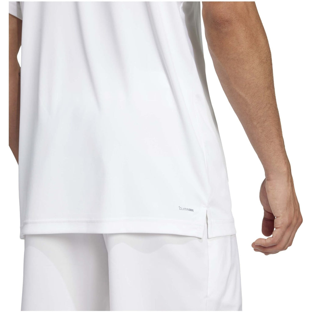 Polo Adidas Club 3STR Blanco 2026