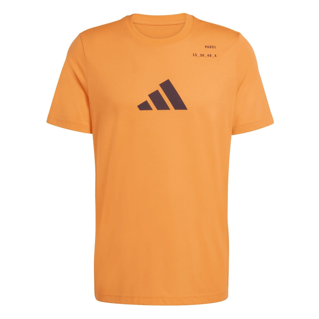 Camiseta Adidas M Padel Cat G T Naranja/Negro