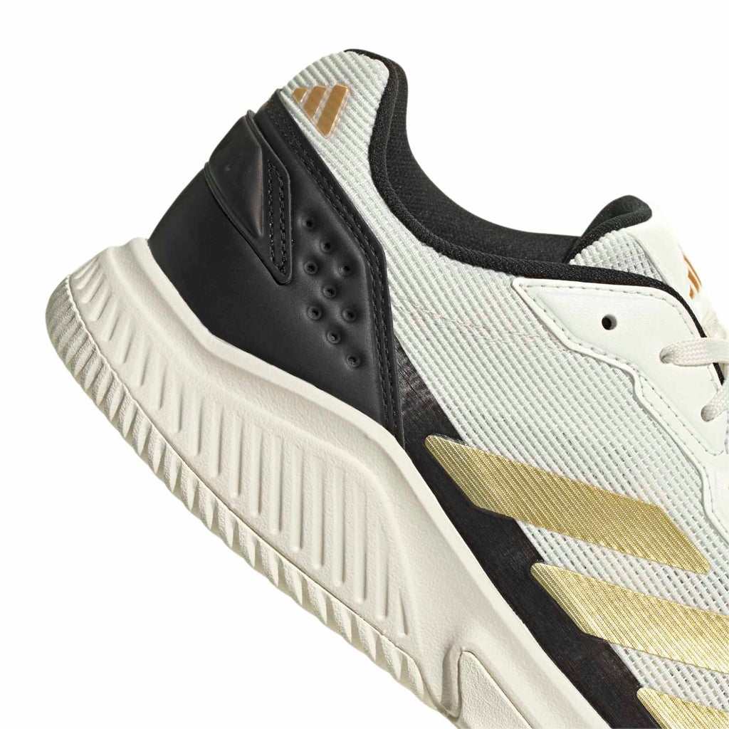 Zapatillas Courtquick Padel M Blanco/Negro/Oro 2026