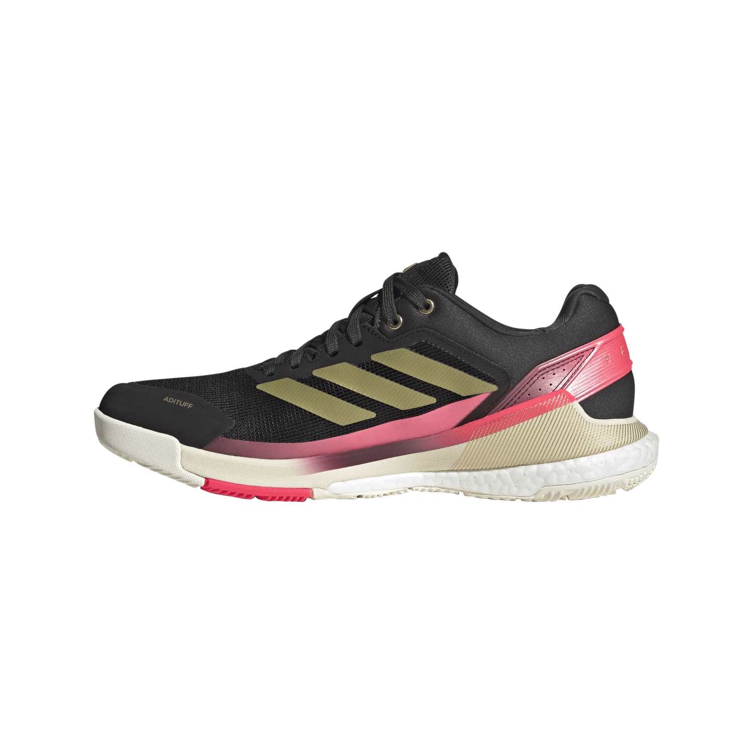 Zapatillas Adidas Crazyquick Boost Padel M Negro/Oro/Rosa 2026