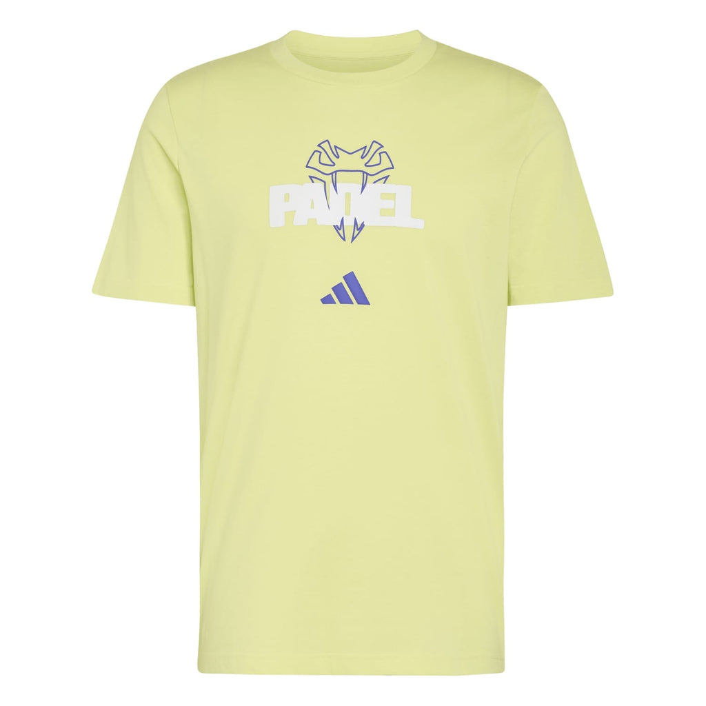 Camiseta Adidas Padel G T Amarillo/Azul 2026
