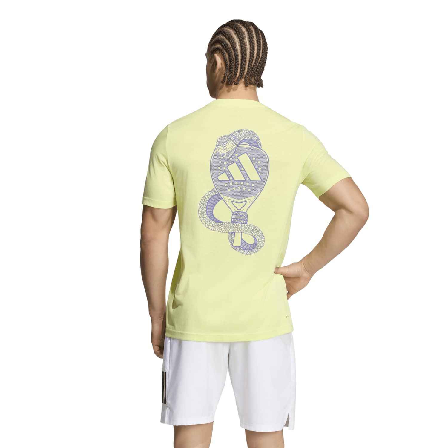 Camiseta Adidas Padel G T Amarillo/Azul 2026