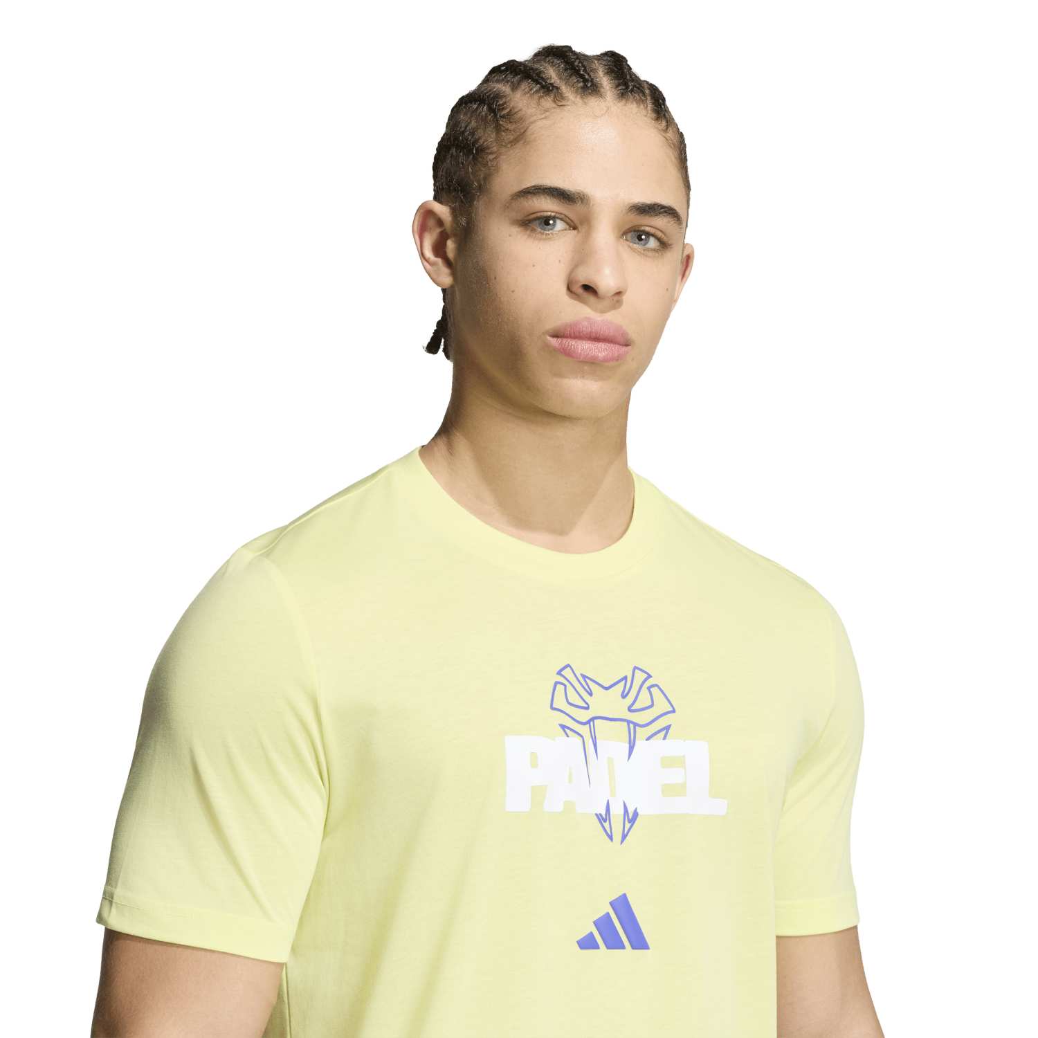 Camiseta Adidas Padel G T Amarillo/Azul 2026