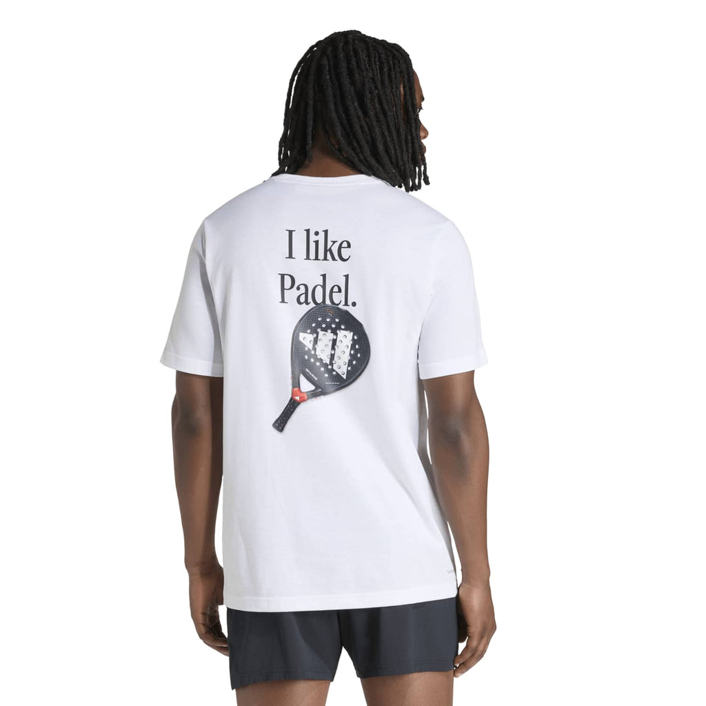 Camiseta Adidas M Padel Cat G T Blanco/Negro 2026