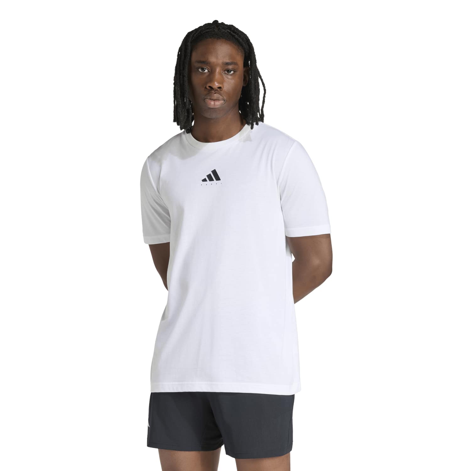 Camiseta Adidas M Padel Cat G T Blanco/Negro 2026