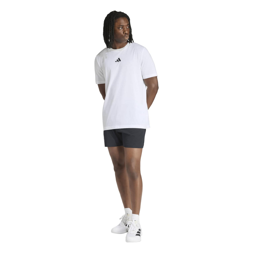 Camiseta Adidas M Padel Cat G T Blanco/Negro 2026