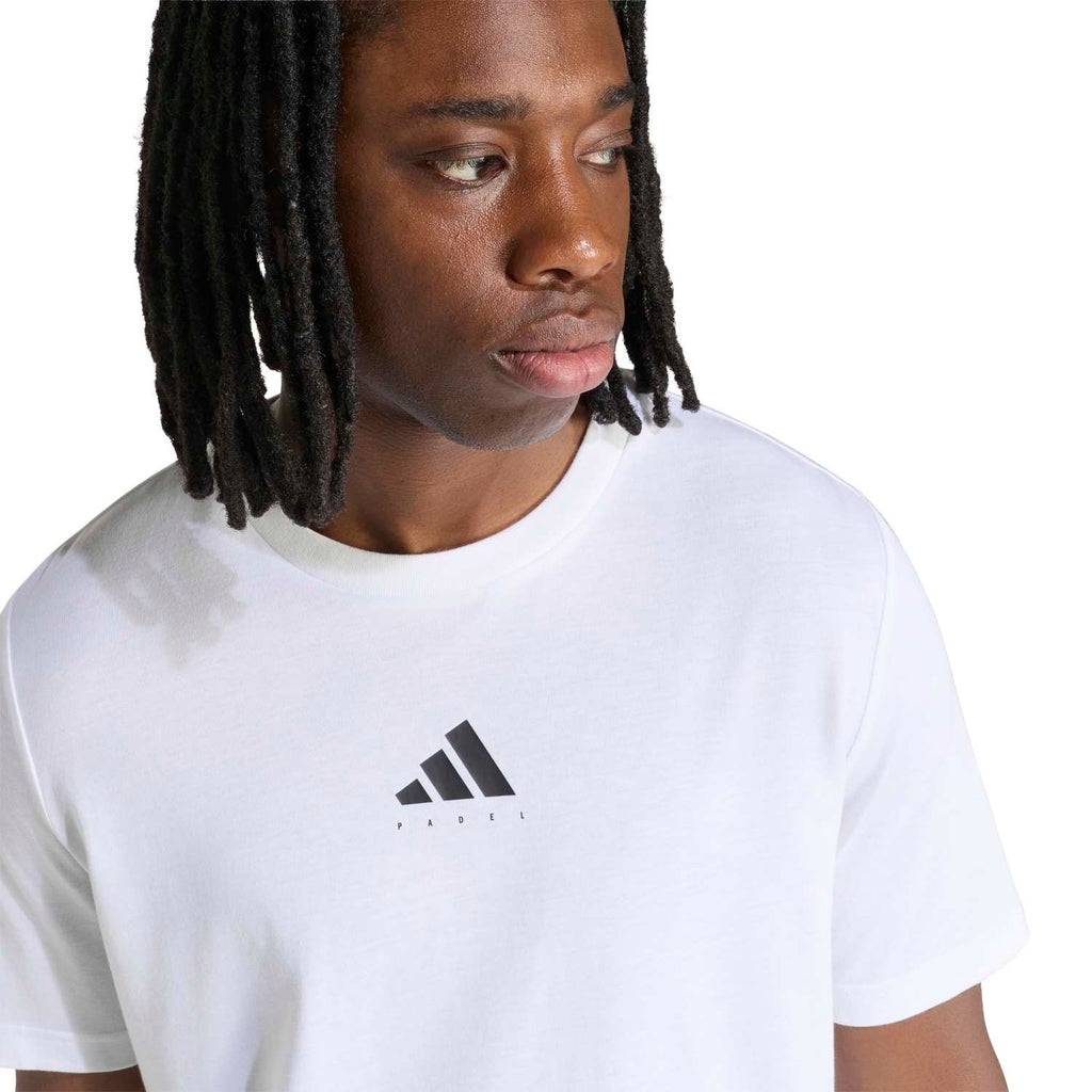 Camiseta Adidas M Padel Cat G T Blanco/Negro 2026