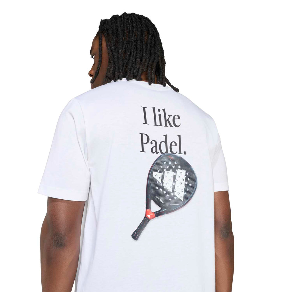 Camiseta Adidas M Padel Cat G T Blanco/Negro 2026