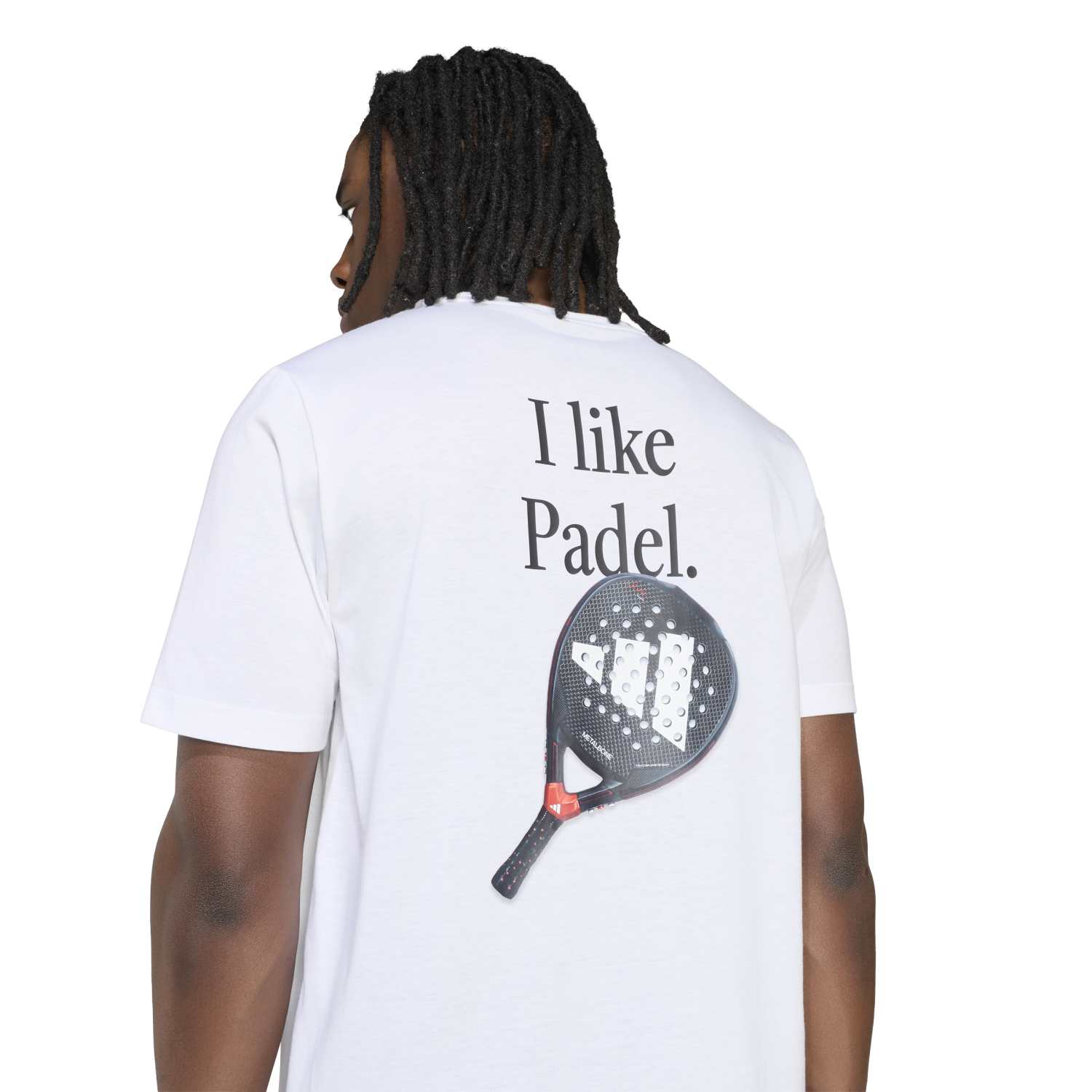 Camiseta Adidas M Padel Cat G T Blanco/Negro 2026