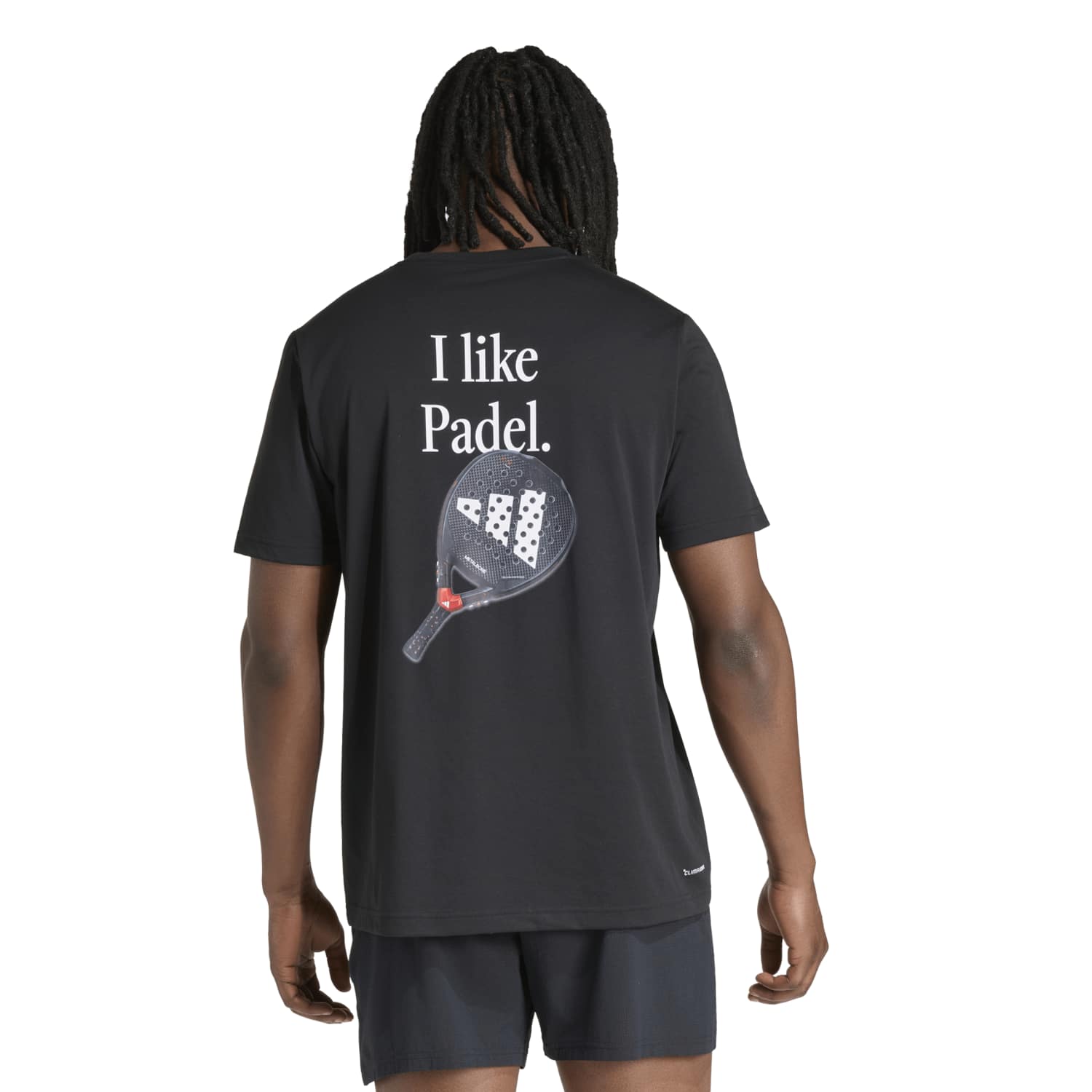 Camiseta Adidas M Padel Cat G T Negro/Blanco 2026