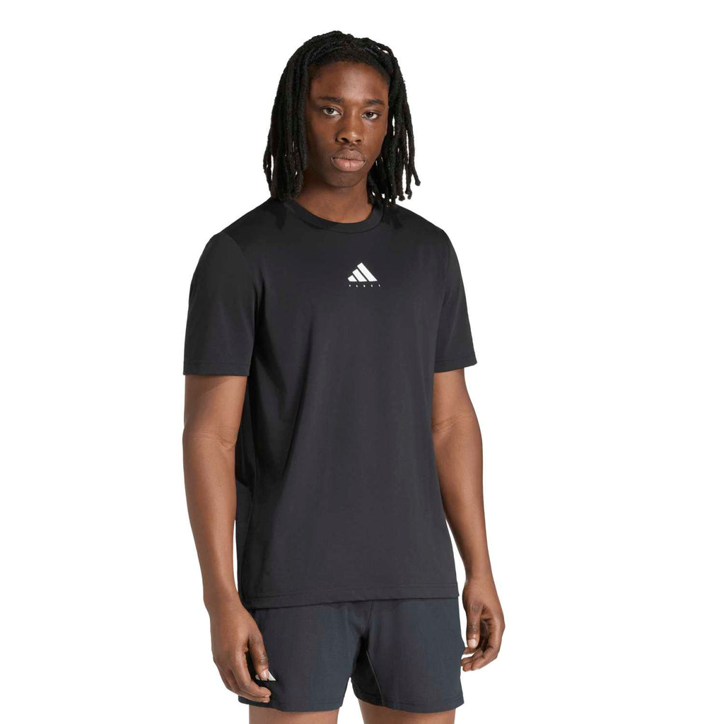 Camiseta Adidas M Padel Cat G T Negro/Blanco 2026
