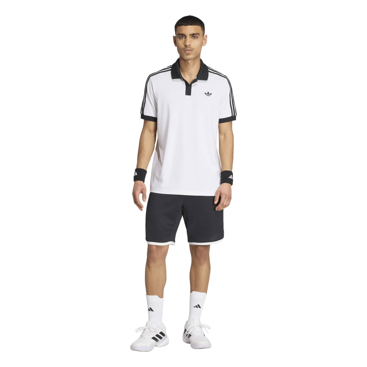 Polo Adidas Classic Blanco/Negro