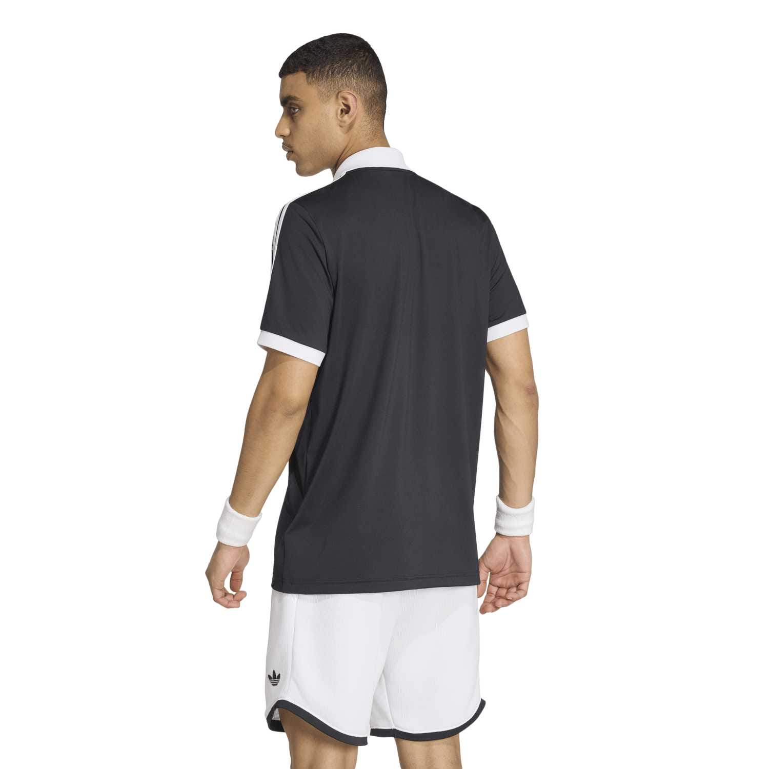 Polo Adidas Classic Negro/Blanco