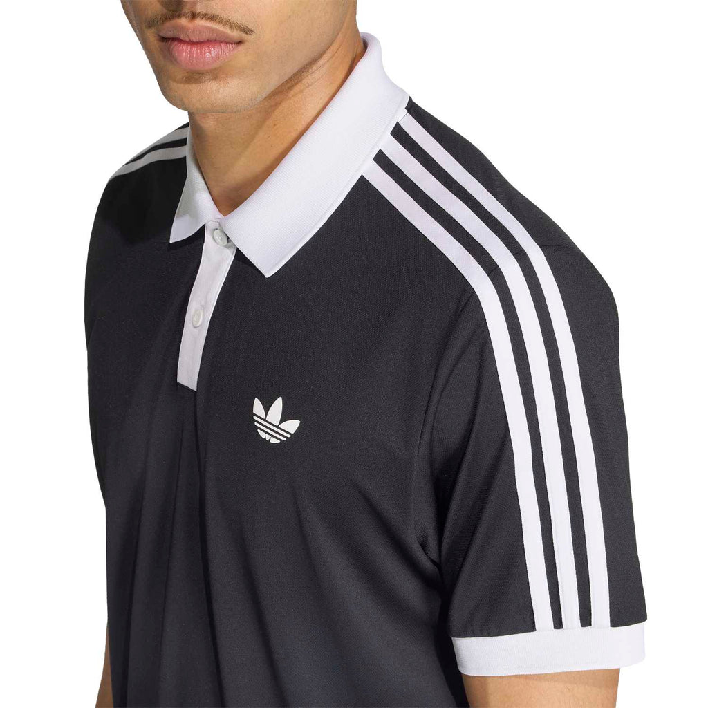 Polo Adidas Classic Negro/Blanco