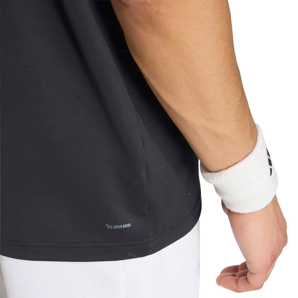 Polo Adidas Classic Negro/Blanco