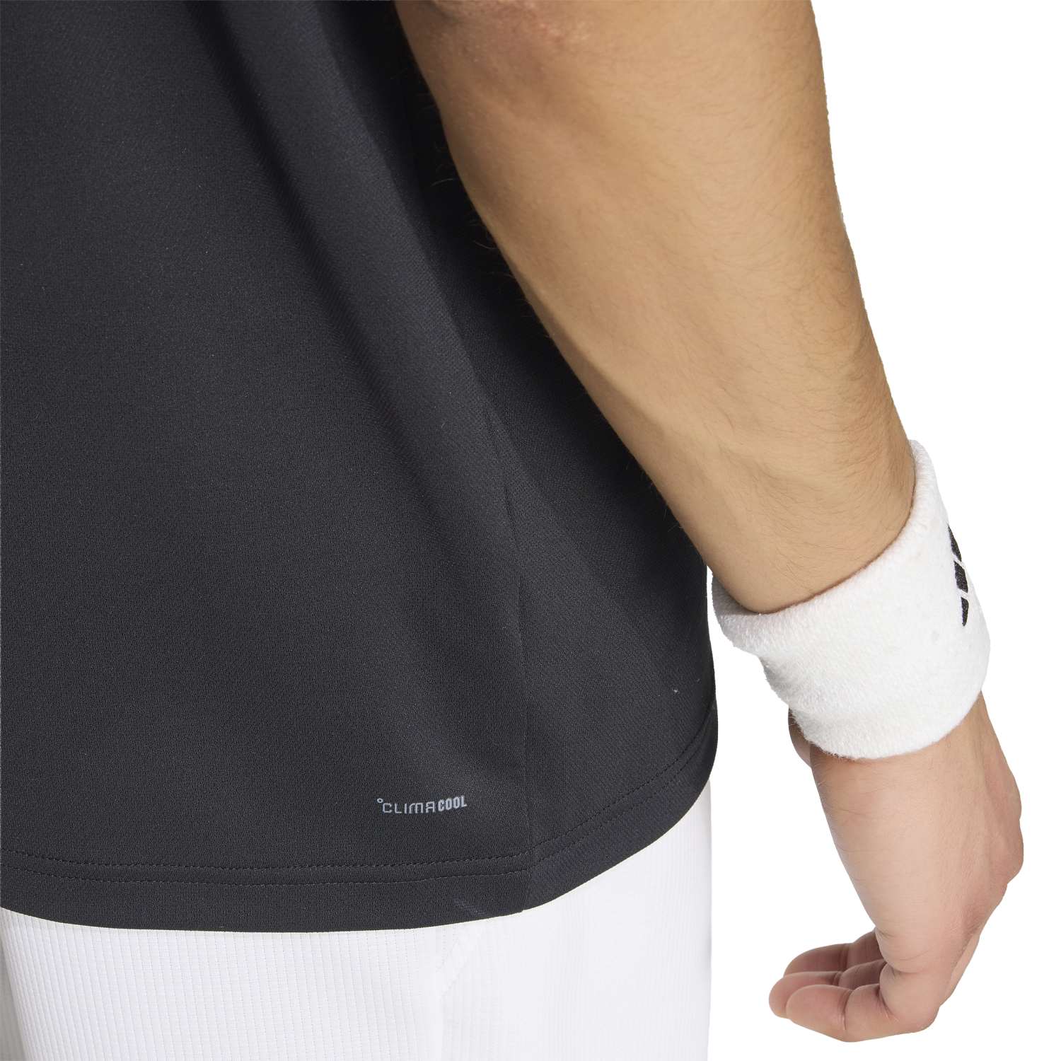Polo Adidas Classic Negro/Blanco