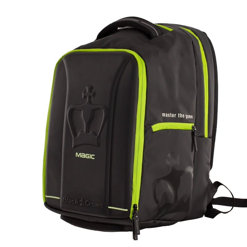 Mochila Black Crown Magic Negro/Amarillo Fluor 2025