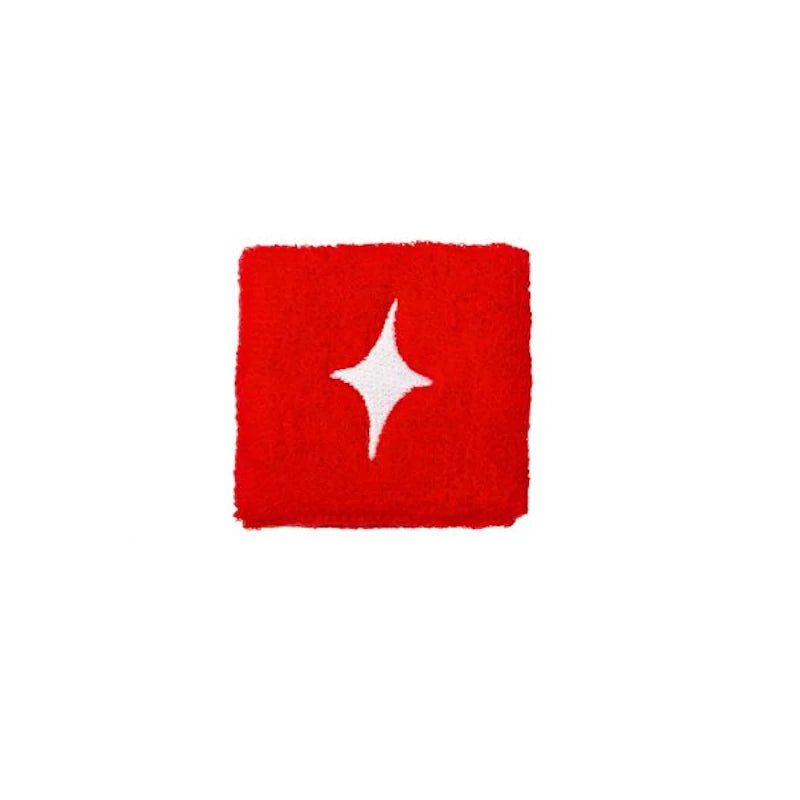 Muñequeras Starvie Rojas Star Blanca