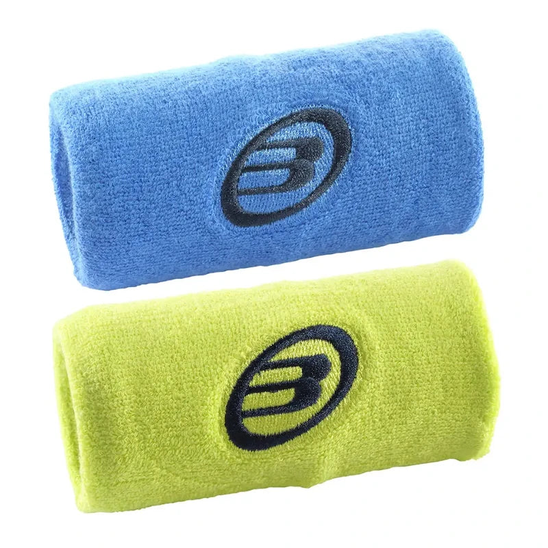 Muñequeras Bullpadel BPMU252 Azul Tinta/Amarillo Fluor